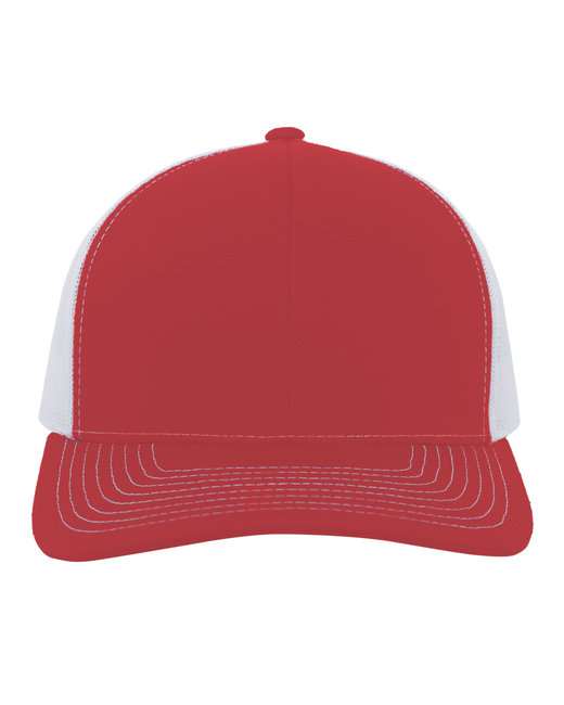 Custom Embroidered Pacific Headwear Contrast Stitch Trucker Snapback