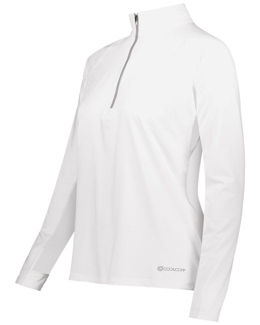 Custom Embroidered Holloway Ladies' Electrify Coolcore Half-Zip - 222774