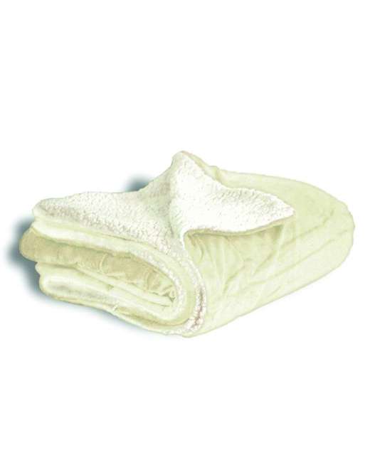 Custom Embroidered Alpine Fleece Micro Mink Sherpa Blanket - AB8712