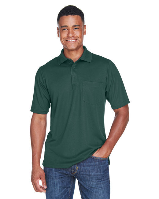 Custom Embroidered CORE365 Men's Origin Performance Piqué Polo with Pocket - AB88181P