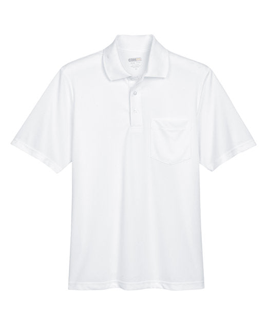 Custom Embroidered CORE365 Men's Origin Performance Piqué Polo with Pocket - AB88181P