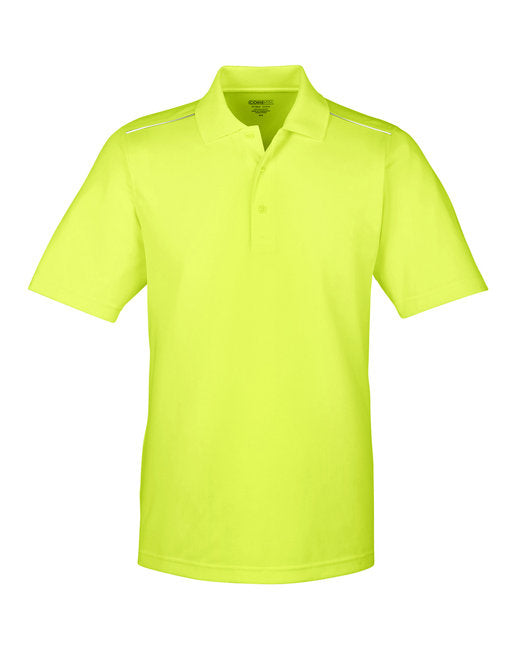 Custom Embroidered CORE365 Men's Radiant Performance Piqué Polo with Reflective Piping - 88181R