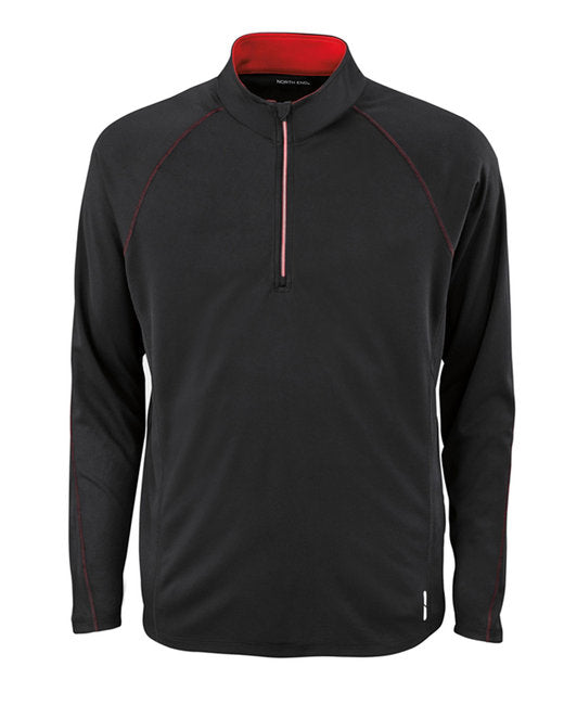 Custom Embroidered North End Men's Radar Quarter-Zip Performance Long-Sleeve Top - 88187