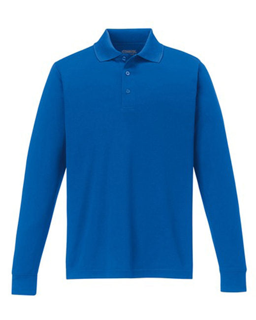 Custom Embroidered CORE365 Men's Pinnacle Performance Long-Sleeve Piqué Polo - 88192