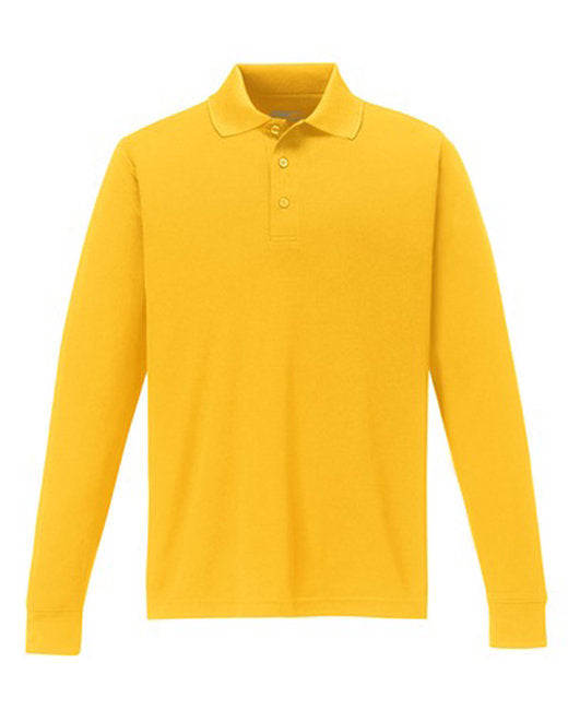 Custom Embroidered CORE365 Men's Pinnacle Performance Long-Sleeve Piqué Polo - 88192