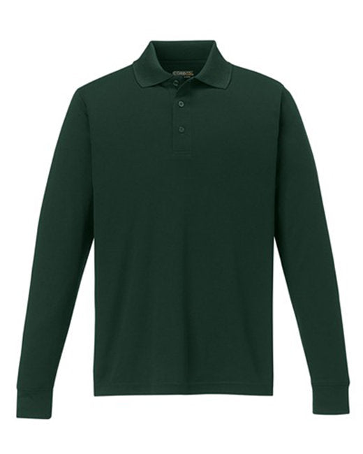 Custom Embroidered CORE365 Men's Pinnacle Performance Long-Sleeve Piqué Polo - 88192