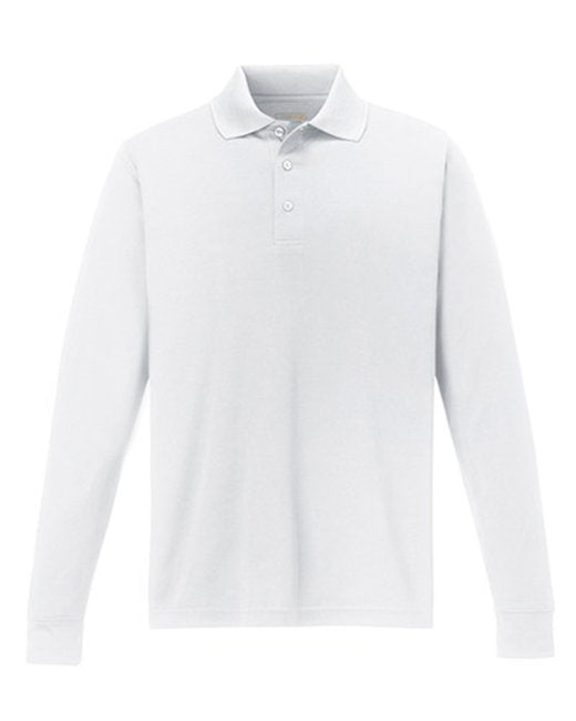 Custom Embroidered CORE365 Men's Pinnacle Performance Long-Sleeve Piqué Polo - 88192
