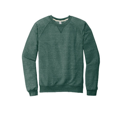 Custom Embroidered JERZEES ® Snow Heather French Terry Raglan Crew - 91M