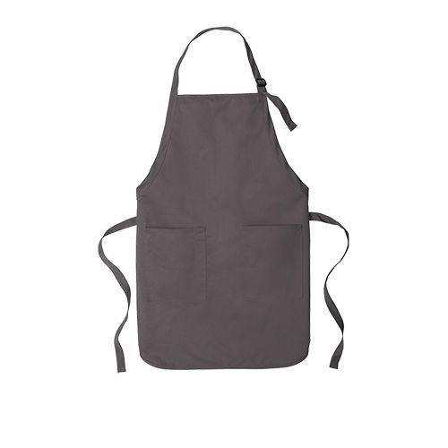 Custom Embroidered Port Authority® Full-Length Two-Pocket Bib Apron - A600