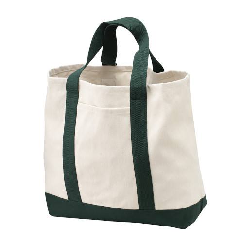 Custom Embroidered Port Authority® - Ideal Twill Two-Tone Shopping Tote - B400