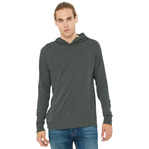 Custom Embroidered BELLA+CANVAS ® Unisex Jersey Long Sleeve Hoodie - BC3512