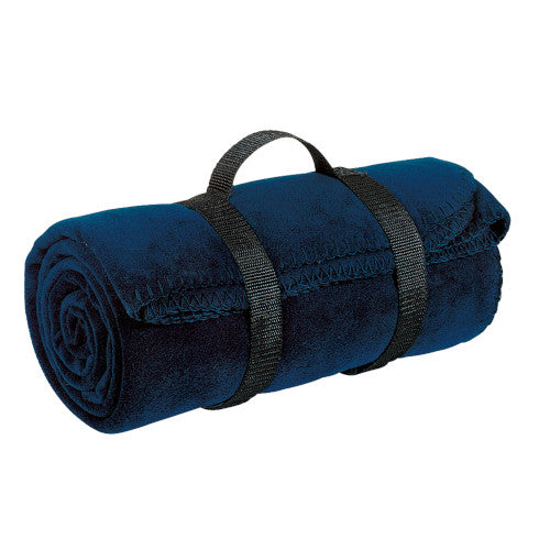 Custom Embroidered Port Authority® - Value Fleece Blanket with Strap - BP10