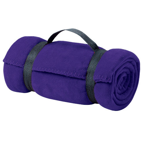 Custom Embroidered Port Authority® - Value Fleece Blanket with Strap - BP10