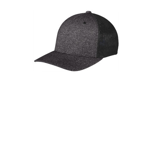 Custom Embroidered Port Authority ® Flexfit ® Melange Mesh Back Trucker Cap - C302