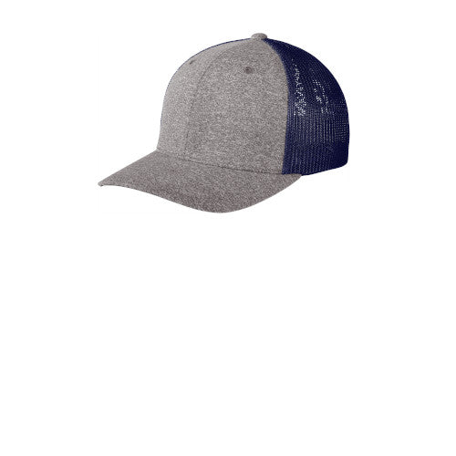 Custom Embroidered Port Authority ® Flexfit ® Melange Mesh Back Trucker Cap - C302
