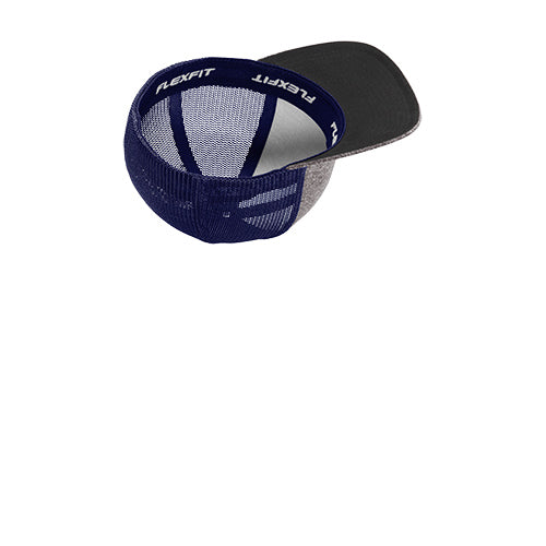 Custom Embroidered Port Authority ® Flexfit ® Melange Mesh Back Trucker Cap - C302