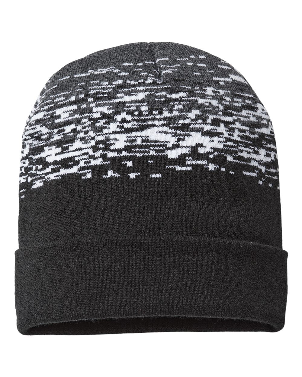 Custom Embroidered CAP AMERICA - USA-Made Static Cuffed Beanie