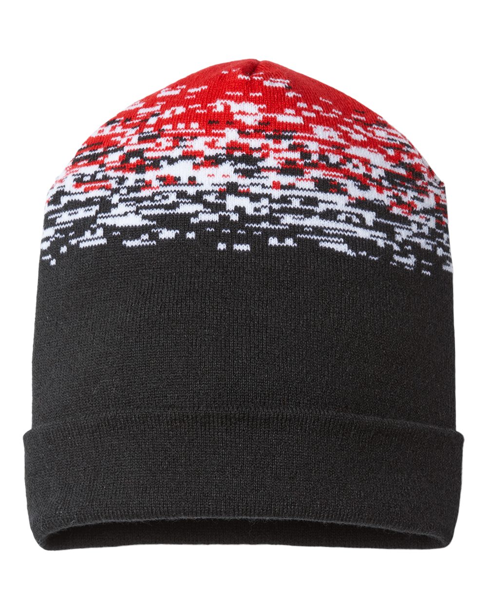 Custom Embroidered CAP AMERICA - USA-Made Static Cuffed Beanie