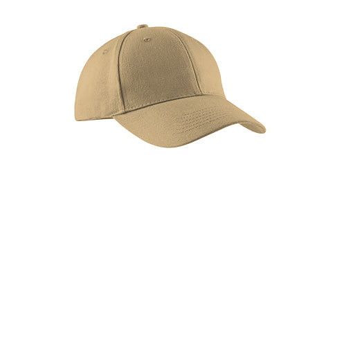 Custom Embroidered Port & Co. ®Brushed Twill Cap - CP82