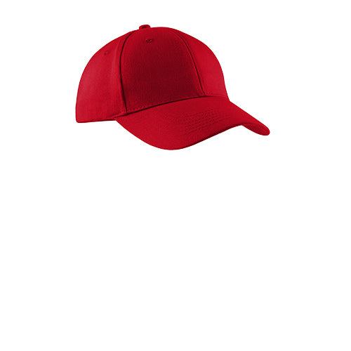 Custom Embroidered Port & Co. ®Brushed Twill Cap - CP82