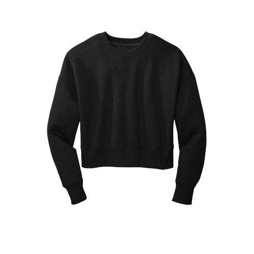 Custom Embroidered District® Women’s Fleece Cropped Crew - DT1105