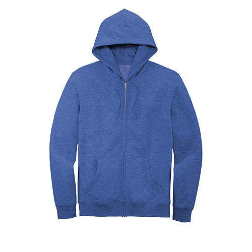 Custom Embroidered District® V.I.T.™ Fleece Full-Zip Hoodie - DT6102