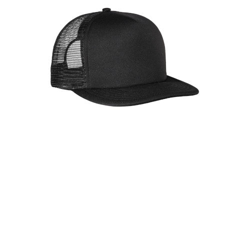 Custom Embroidered District® Flat Bill Snapback Trucker Cap - DT624