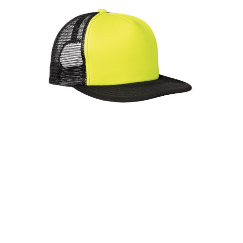 Custom Embroidered District® Flat Bill Snapback Trucker Cap - DT624