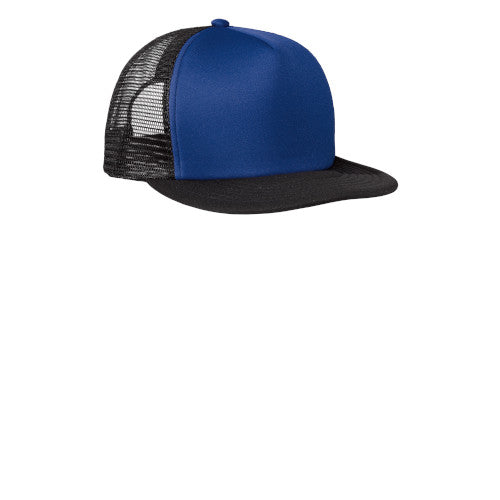 Custom Embroidered District® Flat Bill Snapback Trucker Cap - DT624