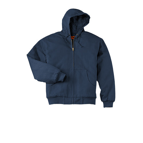 Custom Embroidered Cornerstone® Duck Cloth Hooded Work Jacket - J763H
