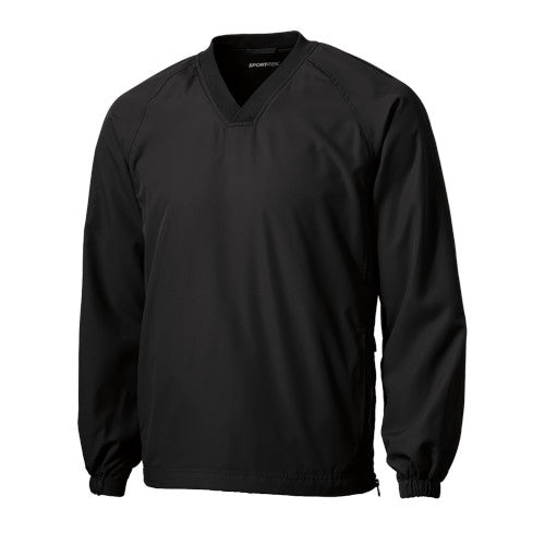 Custom Embroidered Sport-Tek® V-Neck Raglan Wind Shirt - JST72