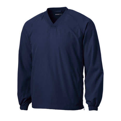 Custom Embroidered Sport-Tek® V-Neck Raglan Wind Shirt - JST72