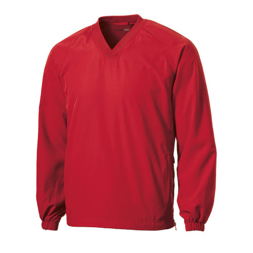 Custom Embroidered Sport-Tek® V-Neck Raglan Wind Shirt - JST72