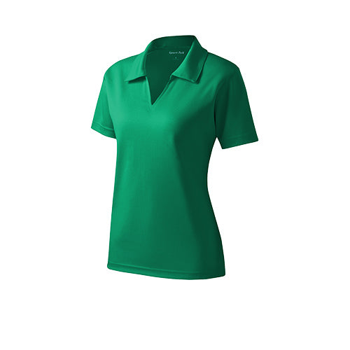 Custom Embroidered Sport-Tek® Ladies Dri-Mesh® V-Neck Polo - L469