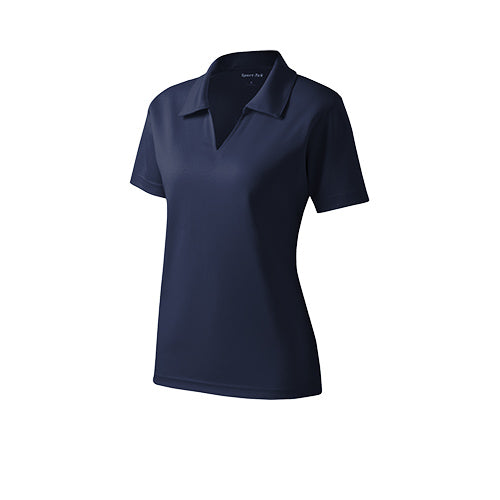 Custom Embroidered Sport-Tek® Ladies Dri-Mesh® V-Neck Polo - L469
