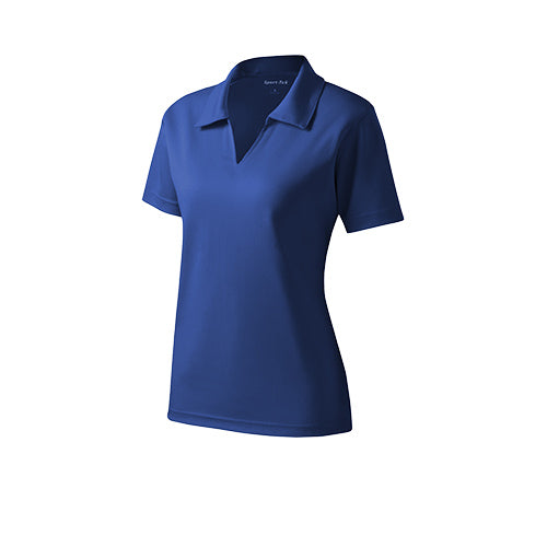 Custom Embroidered Sport-Tek® Ladies Dri-Mesh® V-Neck Polo - L469