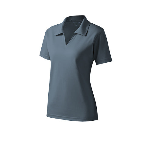 Custom Embroidered Sport-Tek® Ladies Dri-Mesh® V-Neck Polo - L469