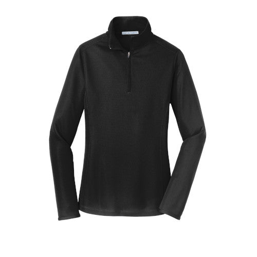 Custom Embroidered Port Authority® Ladies Pinpoint Mesh 1/2-Zip - L806