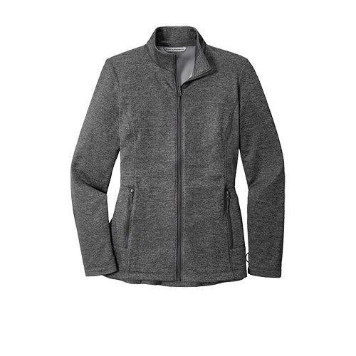 Custom Embroidered Port Authority® Ladies Collective Striated Fleece Jacket - L905
