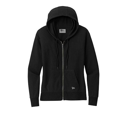 Custom Embroidered New Era® Ladies Thermal Full-Zip Hoodie - LNEA141