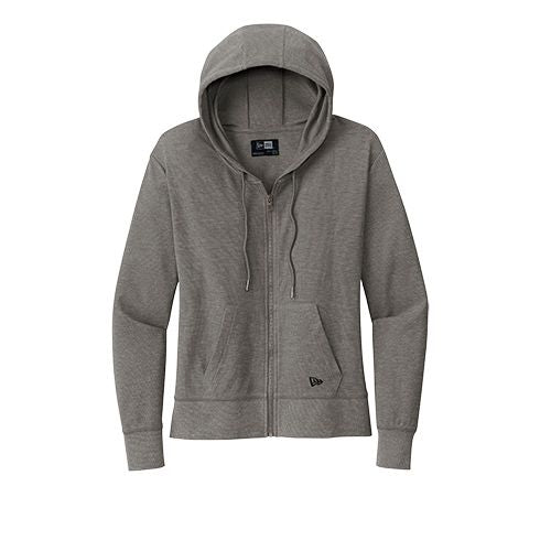 Custom Embroidered New Era® Ladies Thermal Full-Zip Hoodie - LNEA141