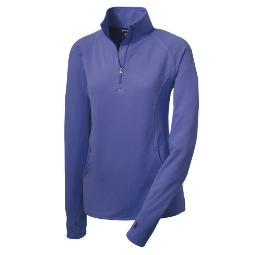 Custom Embroidered Sport-Tek® Ladies Sport-Wick® Stretch 1/2-Zip Pullover - LST850