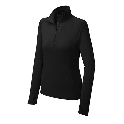 Custom Embroidered Sport-Tek® Ladies Sport-Wick® Stretch 1/2-Zip Pullover - LST850