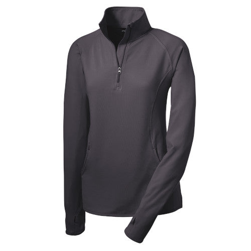 Custom Embroidered Sport-Tek® Ladies Sport-Wick® Stretch 1/2-Zip Pullover - LST850