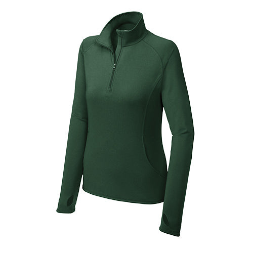 Custom Embroidered Sport-Tek® Ladies Sport-Wick® Stretch 1/2-Zip Pullover - LST850