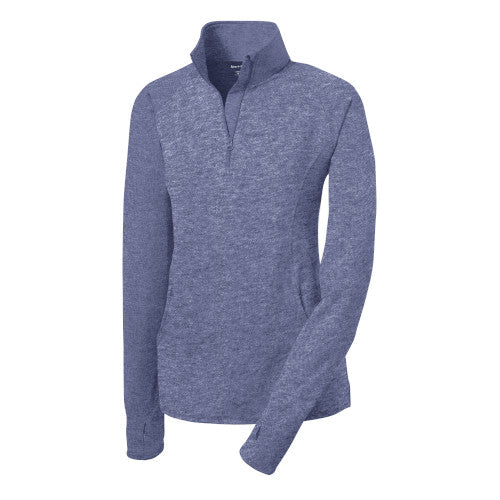 Custom Embroidered Sport-Tek® Ladies Sport-Wick® Stretch 1/2-Zip Pullover - LST850