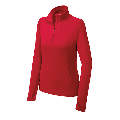 Custom Embroidered Sport-Tek® Ladies Sport-Wick® Stretch 1/2-Zip Pullover - LST850