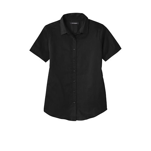 Custom Embroidered Port Authority® Ladies Short Sleeve SuperPro React ™ Twill Shirt - LW809