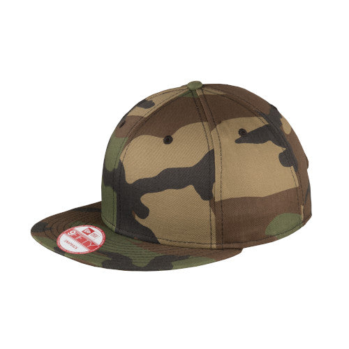 Custom Embroidered New Era® - Flat Bill Snapback Cap - NE400