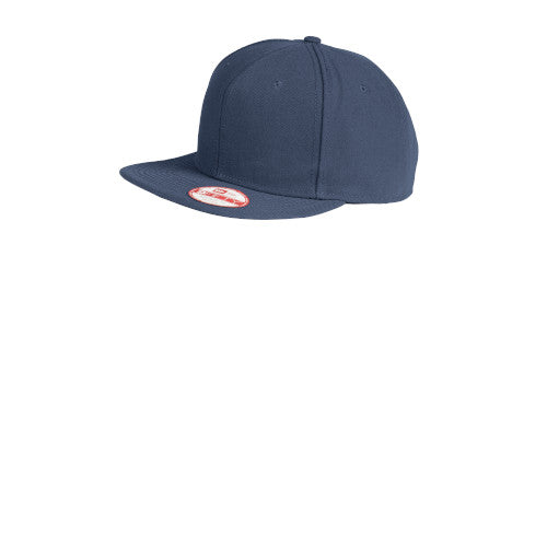 Custom Embroidered New Era® Original Fit Flat Bill Snapback Cap - NE402